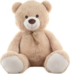 Pluchen beer 130 cm met strik