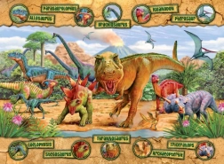 Puzzel Dinosaurussen XXL 100 stukjes