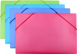 Kleurrijke map met elastiek