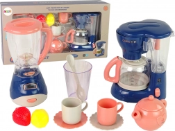 Kinderkeukenset met mixer en koffiezetapparaat met licht en geluid