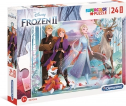 Puzzel 24 stukjes Maxi Super Color Frozen 2