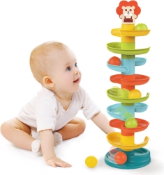 Glijbaan voor de kogelentoren met balletjes +18 m