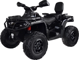 Elektrische kinderquad CAN-AM OUTLANDER 4x4 met LED‑paneel 24V – zwart