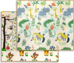 Milly Mally opvouwbare schuim speelmat Play savanna and tree t1
