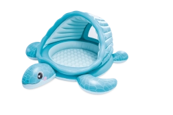 Opblaasbaar kinderbadje met overkapping Schildpaddenbaai