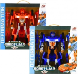 Transformerende robot – personenauto met accessoires