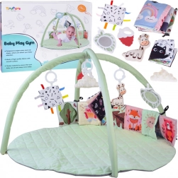 Educatieve speelmat met babygym en zintuiglijk speelgoed voor baby’s