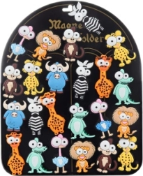 Magneten met grote-ogige diertjes - 1 st.