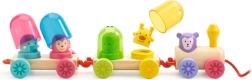 Gekleurde houten trein Djeco Rainbow