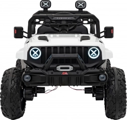Kinder elektrische terreinwagen Speed wit