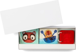 Set van 3 sensorische boekjes – leeuw Jack