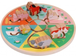 Motorisch doolhof Boerderij met dieren van Petit Collage