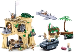 Sluban Army WW2 slag om Iwo Jima bouwset