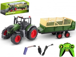 Afstandsbediende tractor met aanhanger USB-oplading