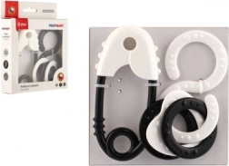 Zwart-witte rammelaars voor Kinderen vanaf de Geboorte