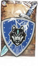 Schuimzwaard en schild vos voor kinderen