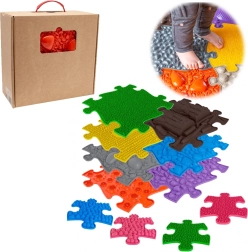 Woopie orthopedische sensorische mat Puzzle 7 st. + 4 kleine
