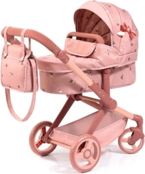 Bayer combi-poppenwagen Xeo in roze