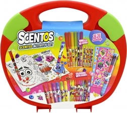 Geurende creatieve koffer Scentos voor kinderen