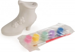 Creatieve set Spaarpot Schoentje om te schilderen