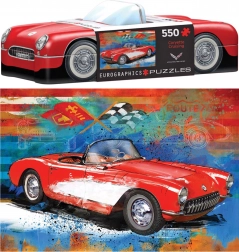 Puzzel in een blikken doos Corvette 550 stukjes