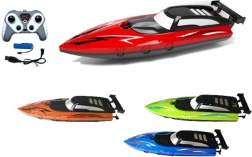 RC motorboot met USB-oplader - verschillende kleuren