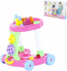 Molto loopwagen met bouwset