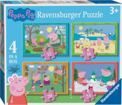 Ravensburger Peppa Big-puzzel – seizoenen 4-in-1 (12–24 stukjes)