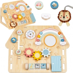 houten manipulatietablet huisje voor kinderen