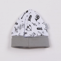 Baby-katoenen mutsje NEW BABY Music