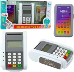 Kinder-betaalterminal met telefoon en kaart met licht en geluid