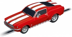 auto voor racebaan GO/GO+ ford mustang 1967 racing red 1:43