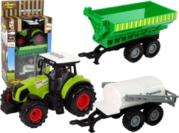 Set Tractor met Aanhangwagen en Tankwagen LED Geluiden