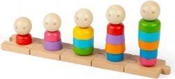 Houten regenboog stapelfamilie BIGJIGS TOYS