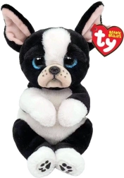 Pluchen hond TY 15 cm – zwart-wit