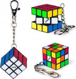 Sleutelhanger met RUBIK'S 3x3 kubus van Spin Master