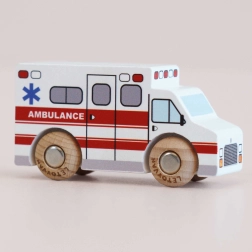 Le Toy Van houten ambulance Lance