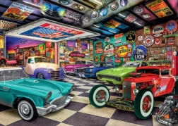 Dino puzzel collectie oldtimers 2000 stukjes