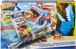 Hot Wheels City haven – aanval van de haai speelset