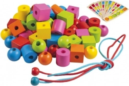 Detoa rijgbare houten kralen voor de allerkleinsten