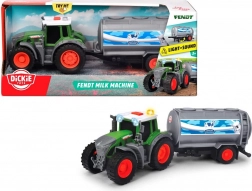 tractor met melktank-aanhanger 26 cm