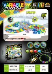 Racebaan met verlichting VARIABLE, 165 onderdelen