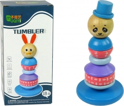 Houten educatieve piramide Panda balancerende toren