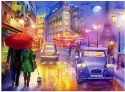 Puzzel Nachtelijk Parijs 1000 stukjes