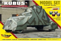 KUBUŚ gepantserde auto – Opstand van Warschau augustus 1944, model 1:35