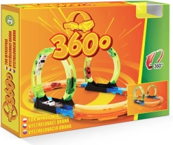 Lanceer-autobaan 360 met dubbele looping