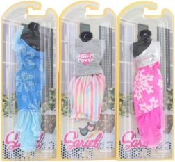 Jurkjes voor pop uit de SARIEL-collectie – mix van kleuren, 1 st.