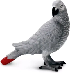 Safari Ltd. figuur grijze papegaai - 1 stuk