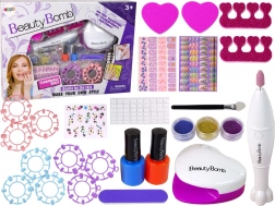 Set voor nageldecoratie Vijlmachine Lampvijl Glitters