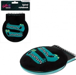 pluchen krokodil-notitieboek